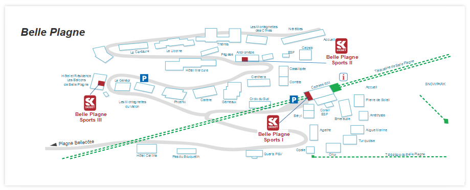 Carte de la station